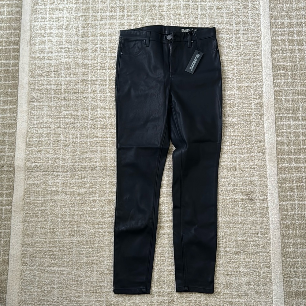 Blank NYC vegan leather jeans